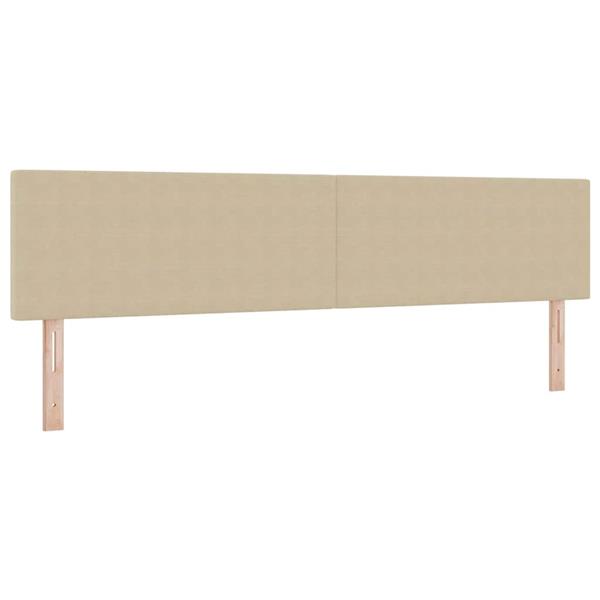 Grote foto vidaxl hoofdbord met hoofdeinde lichtgroen grijs 200 cm ribstof antiek en kunst stoelen en banken