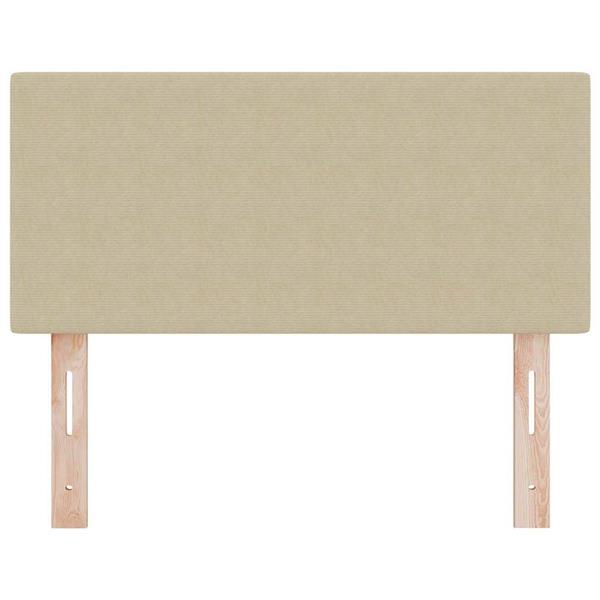 Grote foto vidaxl hoofdbord met hoofdeinde lichtgroen grijs 100 cm ribstof antiek en kunst stoelen en banken