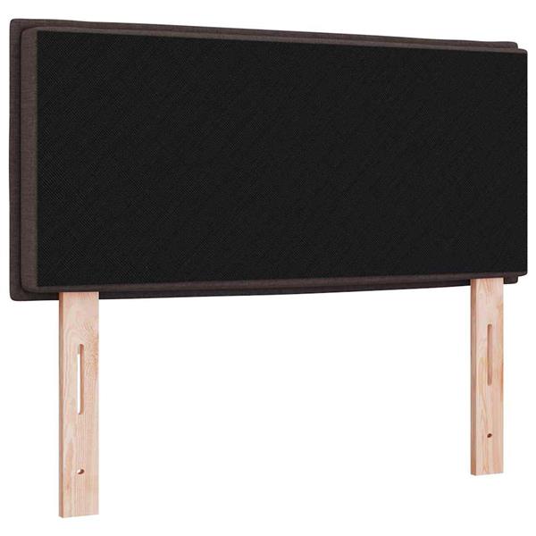Grote foto vidaxl hoofdbord hoogte verstelbaar handmatig donkerbruin 80 cm stof antiek en kunst stoelen en banken