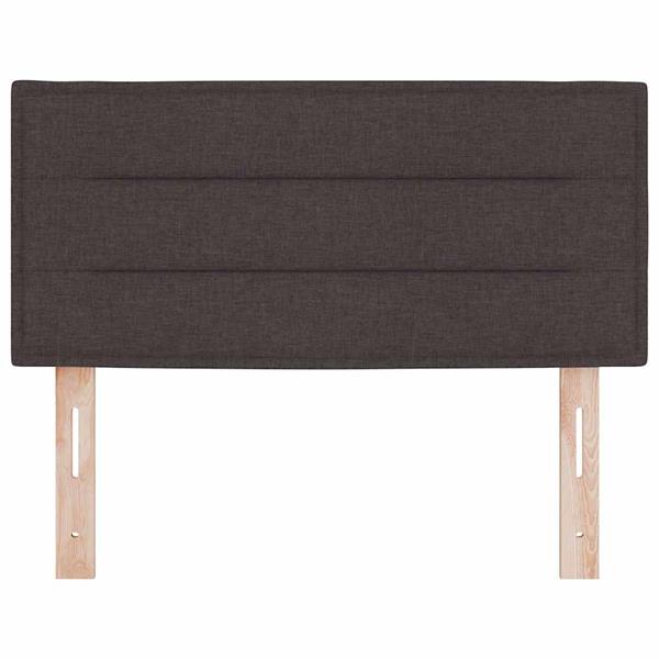 Grote foto vidaxl hoofdbord hoogte verstelbaar handmatig donkerbruin 80 cm stof antiek en kunst stoelen en banken