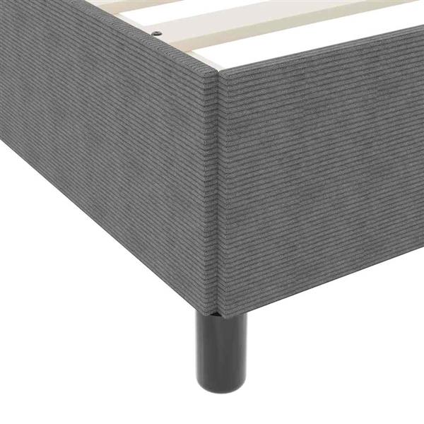 Grote foto vidaxl bedframe lichtgrijs 200 x 200 cm katoenen stof antiek en kunst stoelen en banken