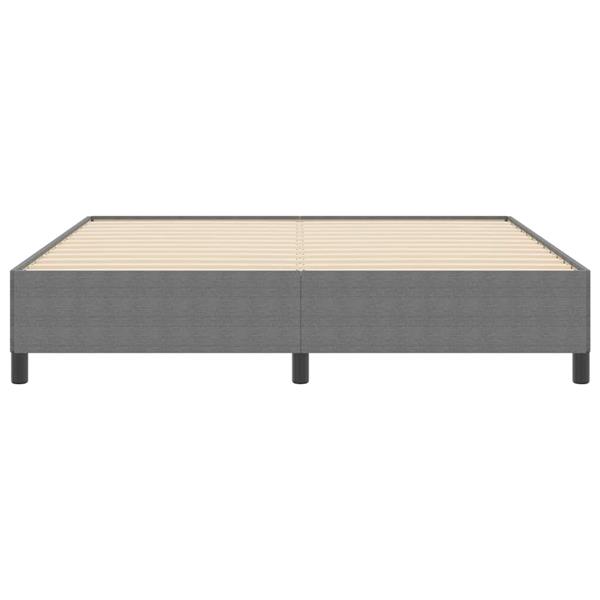 Grote foto vidaxl bedframe lichtgrijs 180 x 200 cm katoenen stof antiek en kunst stoelen en banken