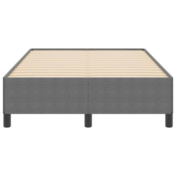 Grote foto vidaxl bedframe lichtgrijs 120 x 200 cm katoenen stof antiek en kunst stoelen en banken