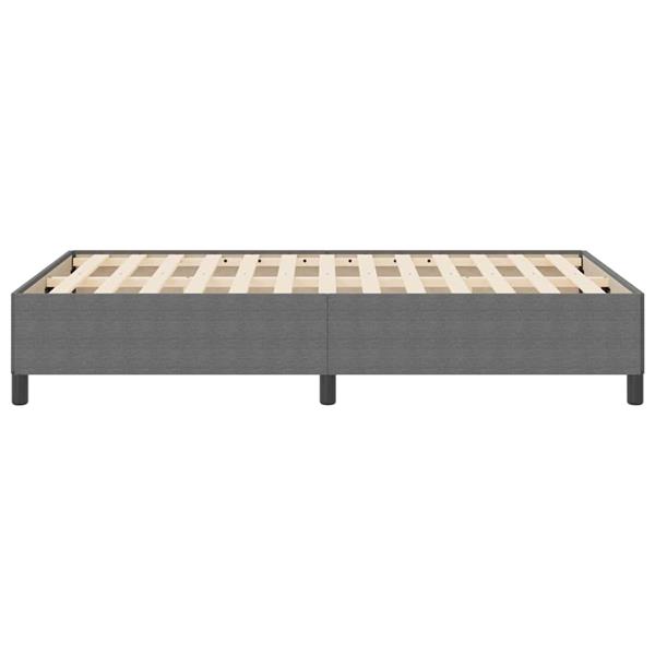 Grote foto vidaxl bedframe lichtgrijs 120 x 190 cm katoenen stof antiek en kunst stoelen en banken
