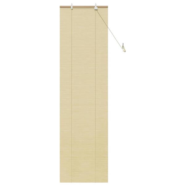 Grote foto vidaxl rolgordijn met gordijnen natuur 60 x 220 cm bamboe huis en inrichting gordijnen en lamellen