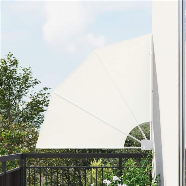 Grote foto vidaxl balkon privacy scherm cr me 115 x 115 cm stof tuin en terras overige tuin en terras