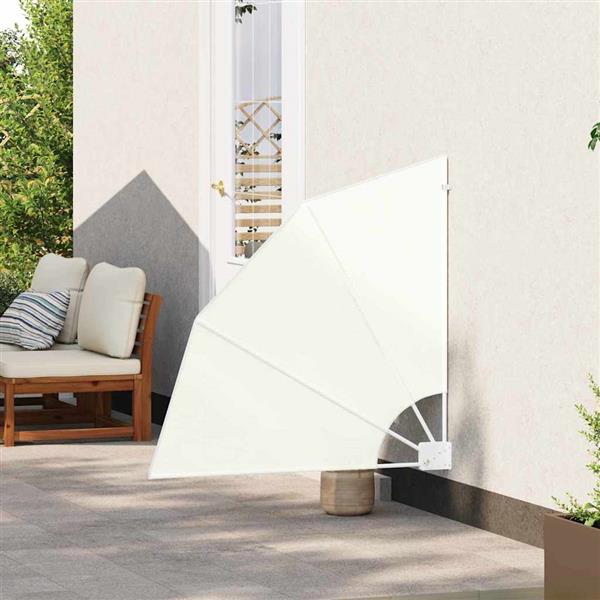 Grote foto vidaxl balkon privacy scherm cr me 115 x 115 cm stof tuin en terras overige tuin en terras