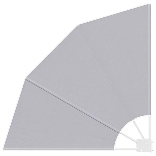 Grote foto vidaxl balkon privacy scherm grijs 115 x 115 cm stof tuin en terras overige tuin en terras