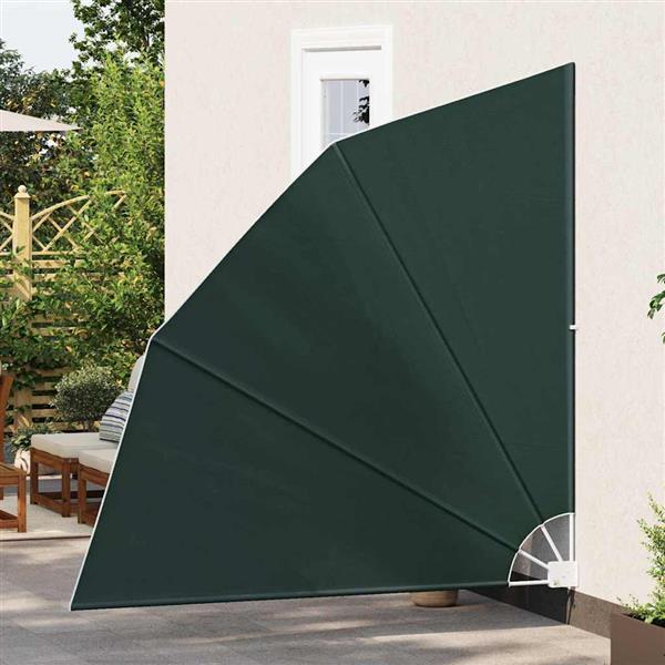 Grote foto vidaxl balkon privacy scherm donkergroen 210 x 210 cm stof tuin en terras overige tuin en terras