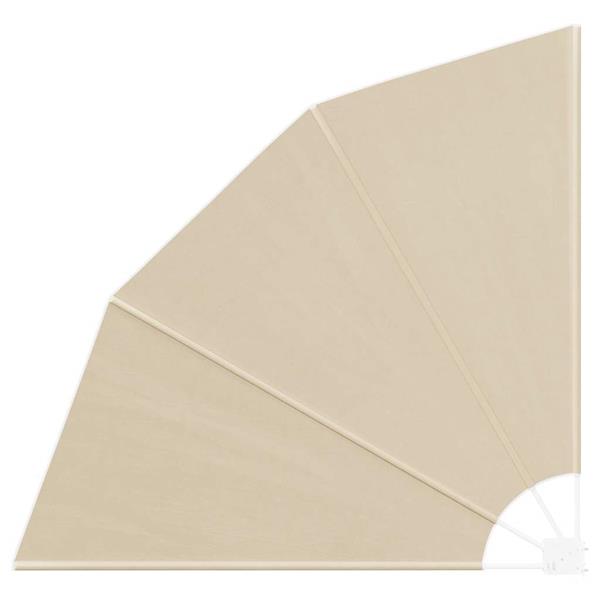 Grote foto vidaxl balkon privacy scherm beige 160 x 160 cm stof tuin en terras overige tuin en terras
