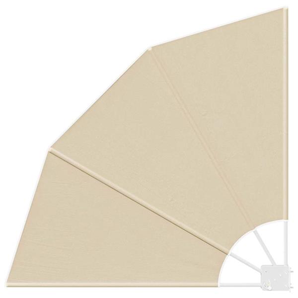Grote foto vidaxl balkon privacy scherm beige 115 x 115 cm stof tuin en terras overige tuin en terras