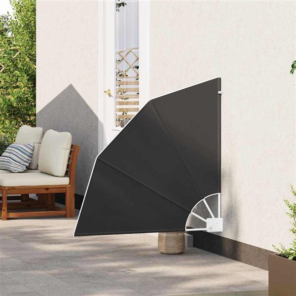 Grote foto vidaxl balkon privacy scherm antraciet 115 x 115 cm stof tuin en terras overige tuin en terras
