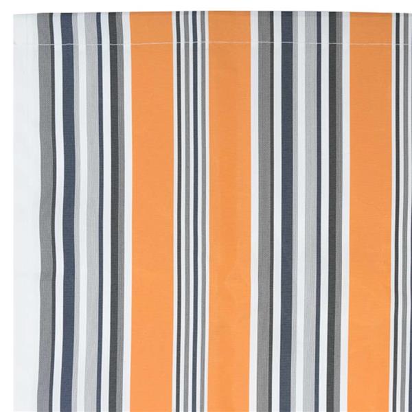Grote foto vidaxl vervangingsdoek voor zonnescherm blauw oranje 10 x 1.6 m tuin en terras overige tuin en terras