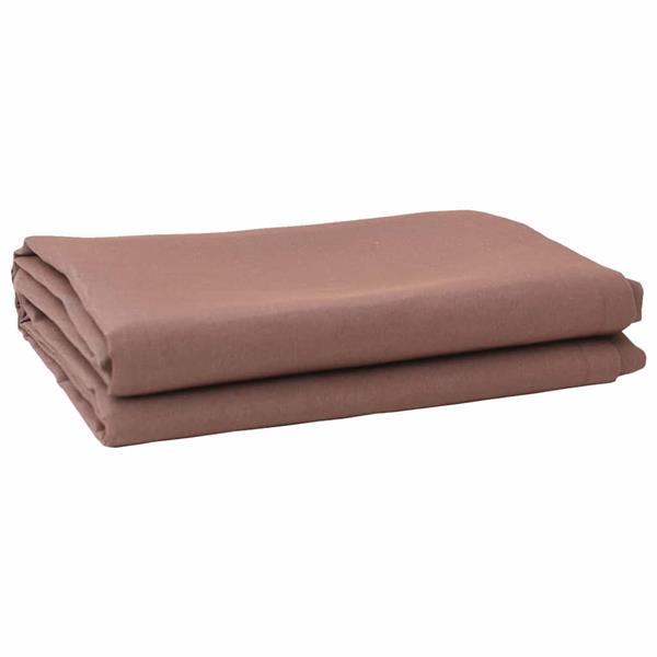 Grote foto vidaxl vervangingsdoek voor zonnescherm bruin 10 x 1.6 m tuin en terras overige tuin en terras