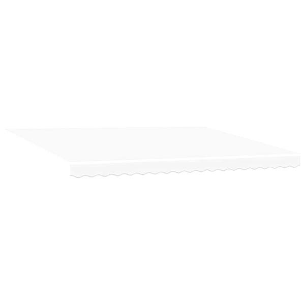 Grote foto vidaxl vervangingsdoek voor zonnescherm wit 450 300 cm canvas tuin en terras overige tuin en terras
