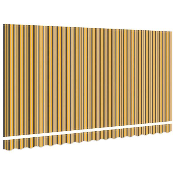 Grote foto vidaxl vervangingsdoek voor zonnescherm multikleur 400 x 200 cm canvas tuin en terras overige tuin en terras