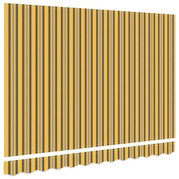 Grote foto vidaxl vervangingsdoek voor zonnescherm multikleur 350 x 200 cm canvas tuin en terras overige tuin en terras