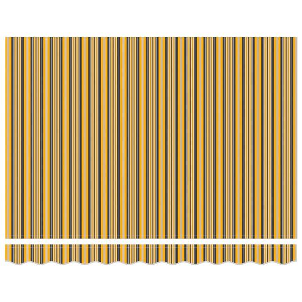 Grote foto vidaxl vervangingsdoek voor zonnescherm multikleur 350 x 200 cm canvas tuin en terras overige tuin en terras