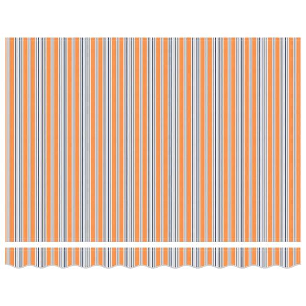 Grote foto vidaxl vervangingsdoek voor zonnescherm multikleur 250 x 200 cm canvas tuin en terras overige tuin en terras
