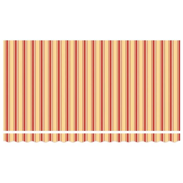 Grote foto vidaxl vervangingsdoek voor zonnescherm multikleur 400 x 200 cm canvas tuin en terras overige tuin en terras