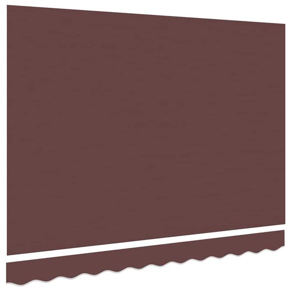 Grote foto vidaxl vervangingsdoek voor zonnescherm bruin 350 x 200 cm canvas tuin en terras overige tuin en terras