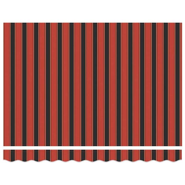 Grote foto vidaxl vervangingsdoek voor zonnescherm multikleur 350 x 200 cm canvas tuin en terras overige tuin en terras