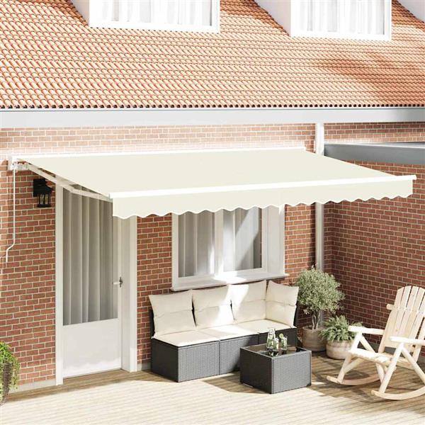 Grote foto vidaxl vervangingsdoek voor zonnescherm cr me 400 x 200 cm canvas tuin en terras overige tuin en terras