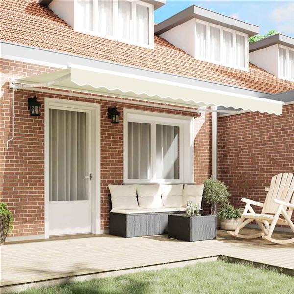 Grote foto vidaxl vervangingsdoek voor zonnescherm cr me 400 x 200 cm canvas tuin en terras overige tuin en terras