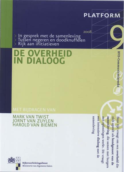 Grote foto de overheid in dialoog platform rvd reeks 9 boeken overige boeken