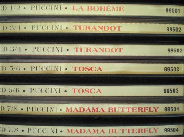 Grote foto 2 opera boxen verdi en puccini cd en dvd klassiek