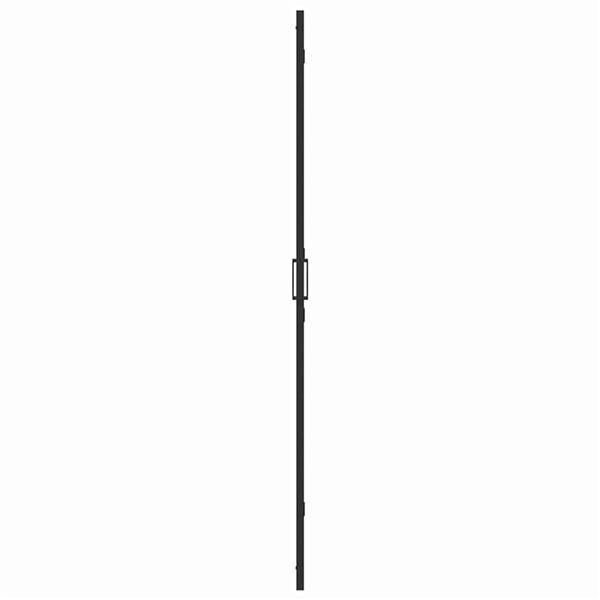 Grote foto vidaxl inloop douche wand zwart en donkertransparant 90 x 190 cm huis en inrichting complete badkamers