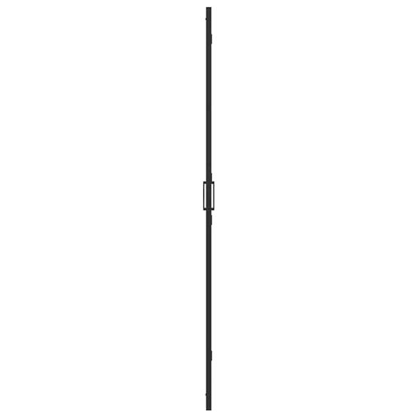 Grote foto vidaxl inloop douche wand zwart en donkertransparant 80 x 190 cm huis en inrichting complete badkamers