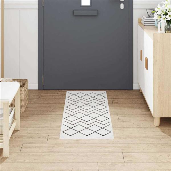 Grote foto vidaxl keuken mat geometric geometrisch 45 x 150 cm fluweel tuin en terras overige tuin en terras