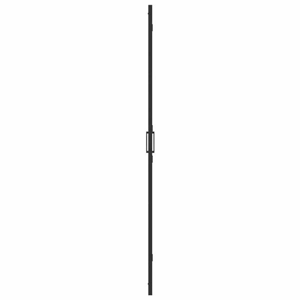 Grote foto vidaxl inloop douche wand zwart en donkertransparant 70 x 190 cm huis en inrichting complete badkamers