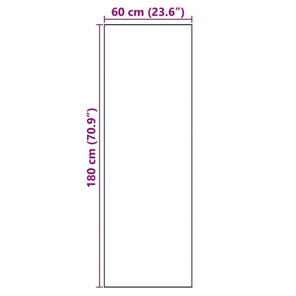 Grote foto vidaxl keuken mat other chef ruimte 60 x 180 cm fluweel tuin en terras overige tuin en terras