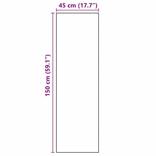 Grote foto vidaxl keuken mat bloemen bloemen 45 x 150 cm fluweel tuin en terras overige tuin en terras
