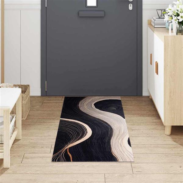 Grote foto vidaxl keuken mat other golfpatroon 60 x 180 cm fluweel tuin en terras overige tuin en terras