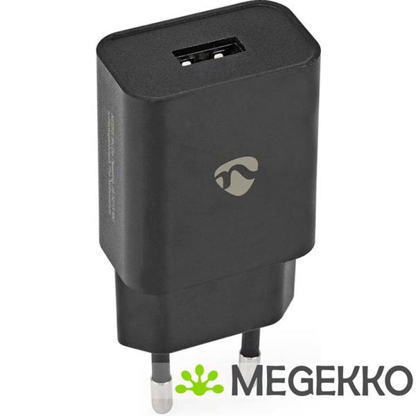 Grote foto nedis wandlader 2 4 a 1 uitgang usb a zwart computers en software overige computers en software