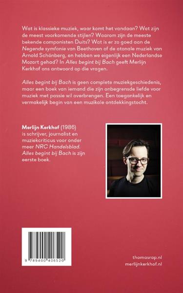 Grote foto alles begint bij bach boeken literatuur