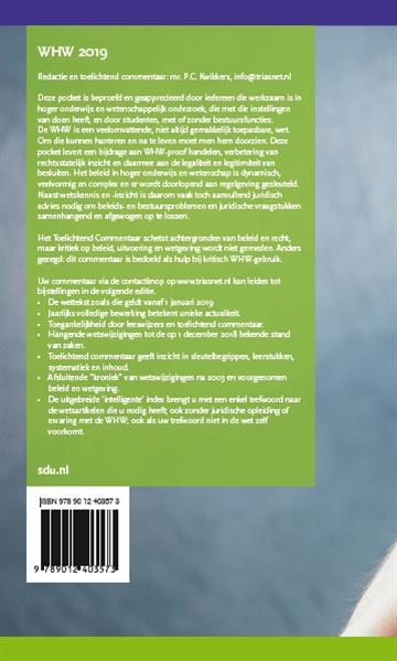 Grote foto wet op het hoger onderwijs en wetenschappelijk onderzoek boeken studieboeken