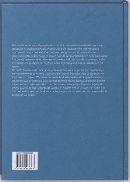 Grote foto handboek functionele psychiatrie boeken wetenschap