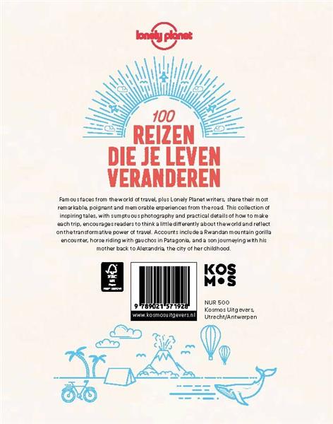 Grote foto 100 reizen die je leven veranderen lonely planet boeken overige boeken