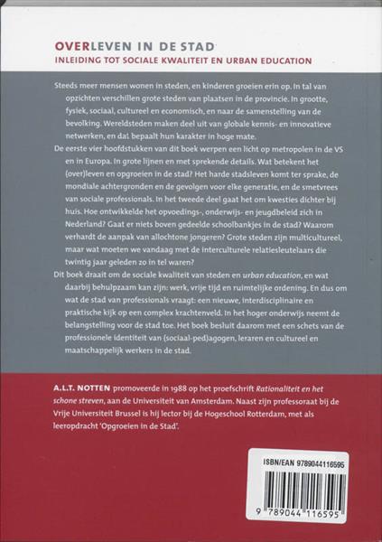 Grote foto overleven in de stad boeken politiek en maatschappij