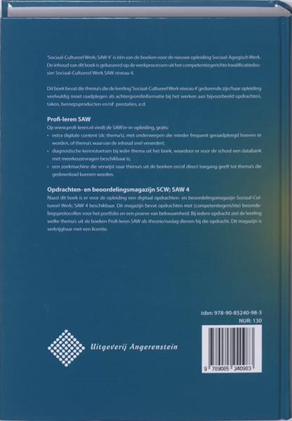 Grote foto sociaal cultureel werk saw 4 boeken overige boeken
