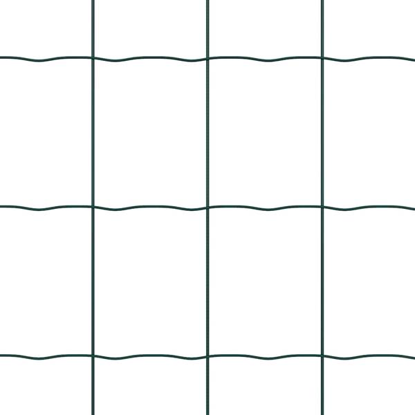 Grote foto vidaxl euro hek groen 0.4 x 10 m pvc gecoat ijzer tuin en terras hekken en schuttingen