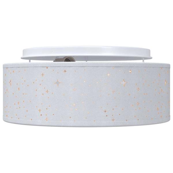 Grote foto vidaxl plafonni re grijs 30 x 13.5 cm stof huis en inrichting overige