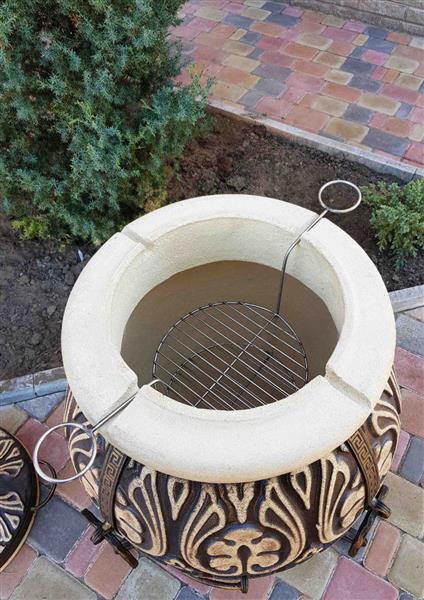 Grote foto tandoor attika 85l premium grill oven fireclay tuin en terras barbecues en vuurkorven