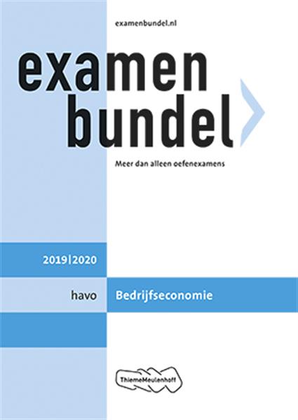 Grote foto examenbundel havo bedrijfseconomie 2019 2020 boeken overige boeken