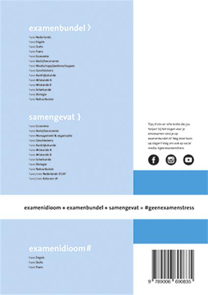 Grote foto examenbundel havo bedrijfseconomie 2019 2020 boeken overige boeken