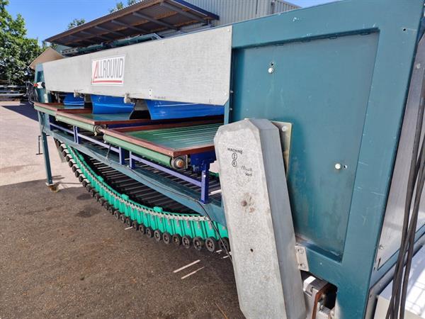 Grote foto allround rollensorteermachine met borstel en toevoerband agrarisch tuinbouw